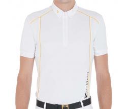 HERREN EQUESTRO POLO KURZARM PERFORIERTES TECHNO-GEWEBE - 9749