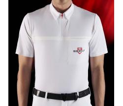 EQUESTRO RIDERTECHNOLOGY HERREN WETTBEWERBS-POLOSHIRT MIT REISSVERSCHLUSS - 9951