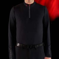 EQUESTRO RIDERTECHNOLOGY HERREN LANGARM-TRAININGS POLOSHIRT