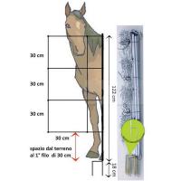 ELEKTRIFIZIERTE NET FÜR PFERDE UND KÄLBER 30 MT