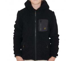 EQUESTRO JUNIOR TEDDYJACKE AUS WEICHEM PLÜSCH MIT KAPUZE - 9730