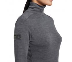 CAVALLERIA TOSCANA DAMEN TECHNISCHER ROLLKRAGENPULLOVER AUS WOLLE - 9566