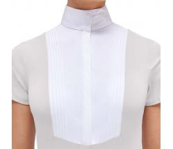 CAVALLERIA TOSCANA TURNIERPOLO DAMEN MIT PLISSÉ AUS JERSEY - 9588