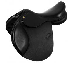 EQUESTRO SPRINGSATTEL AUS GEPRÄGTEM LEDER - 2721